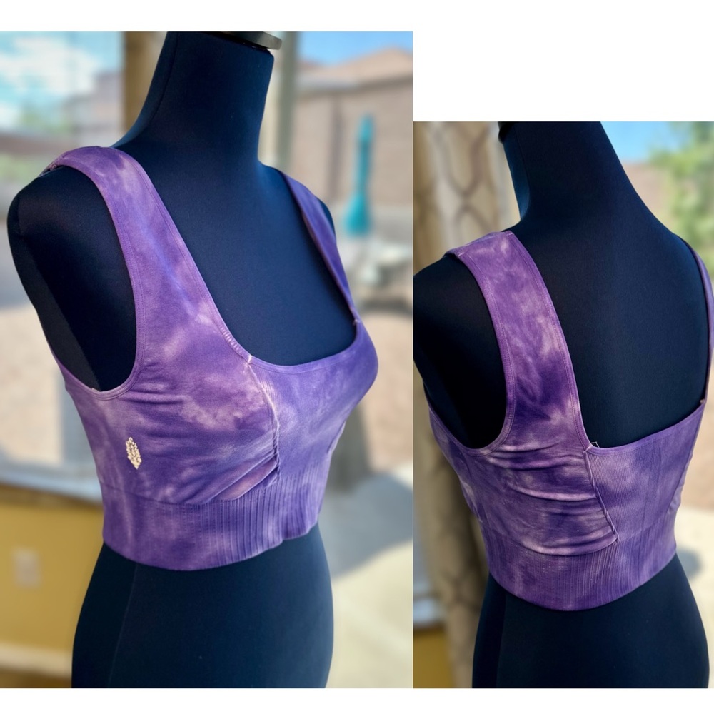 Free People Movement Good Karma Atlas Mountain Tie Dye Sports Bra NEW!